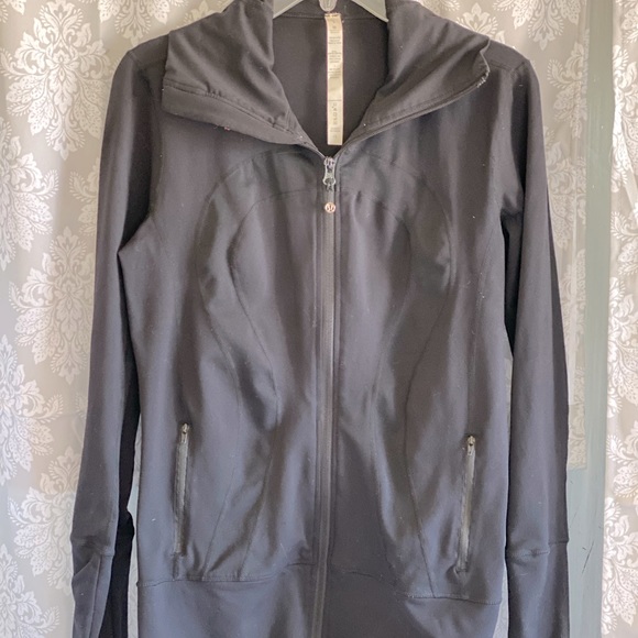 Lulu lemon zip up black jacket - Picture 1 of 3